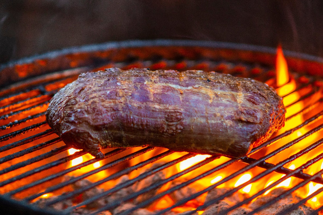 ostrich top loin on grill