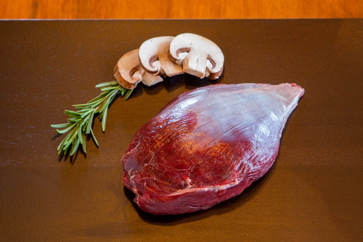 raw ostrich pearl filet