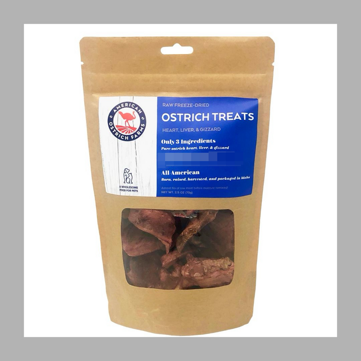 Freeze-Dried Ostrich Treats